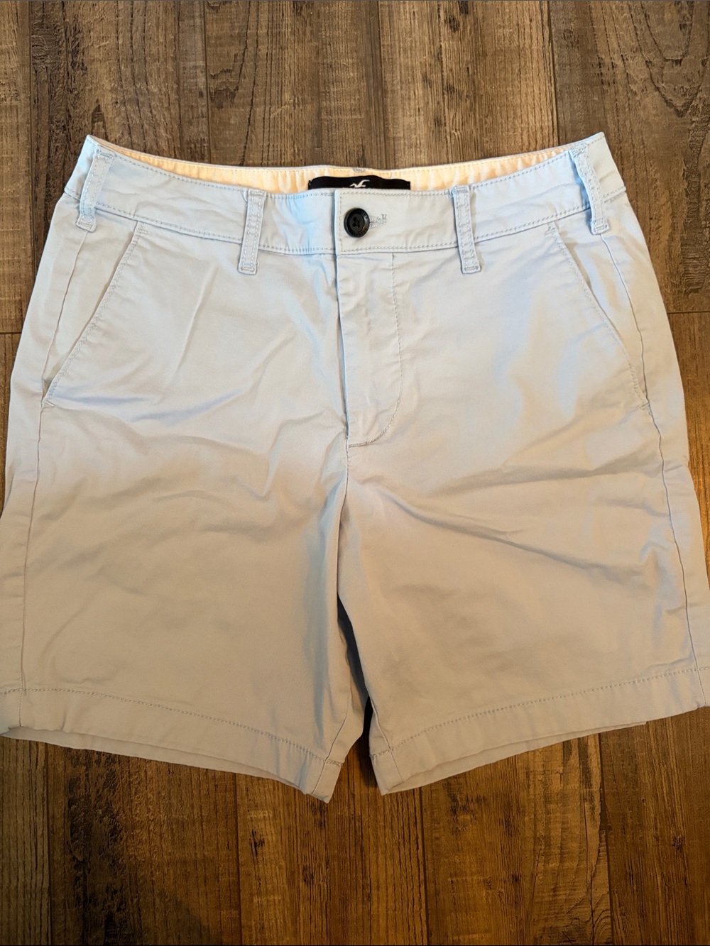 Hollister Light Blue Men’s Hollister epic flex Shorts size W30